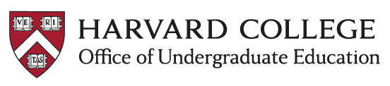 Harvard College Office of Undergraduate Education logo.